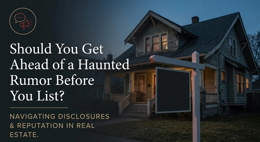 Should You Get Ahead of a Haunted Rumor Before You List?